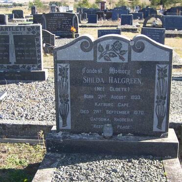 HALGREEN Shilda nee CLOETE 1933-1970
