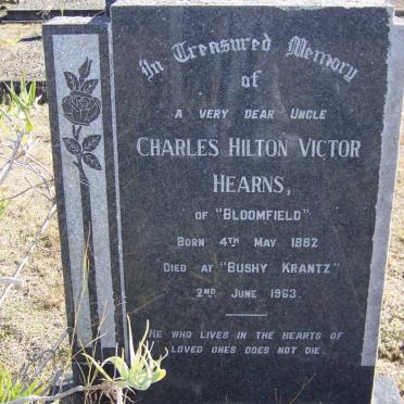 HEARNS Charles Hilton Victor 1882-1963