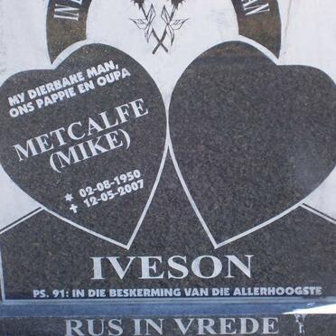 IVESON Metcalfe 1950-2007