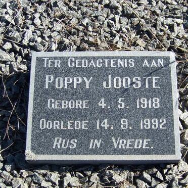 JOOSTE Poppy 1918-1992