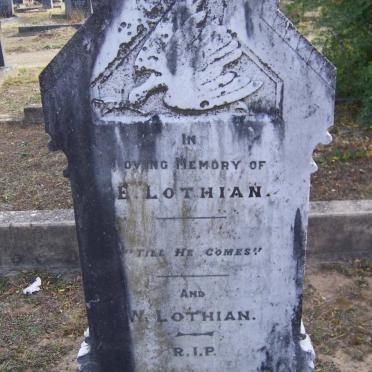 LOTHIAN E. :: LOTHIAN W.