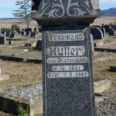 MULLER Ferdinand 1851-1942