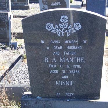 MANTHE R.A. -1970  &amp; Minnie