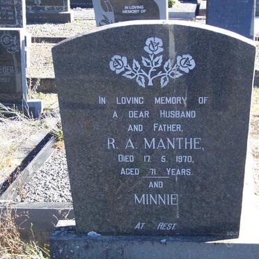 MANTHE R.A. -1970  &amp; Minnie