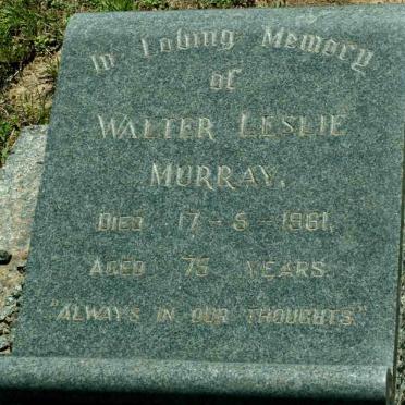 MURRAY Walter Leslie  -1961