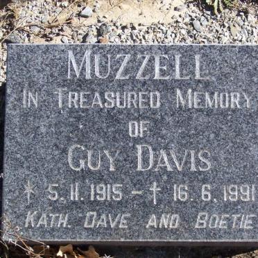 MUZZELL Guy Davis 1915-1991