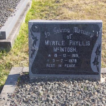 McINTOSH Myrtle Phyllis 1915-1979