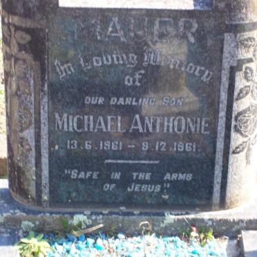MAUER Michael Anthonie 1961-1961
