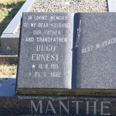 MANTHE Hugo Ernest 1911-1982