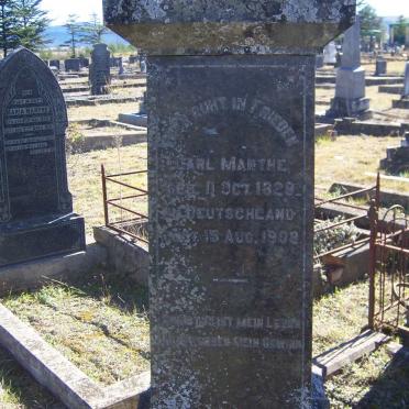 MANTHE Carl 1829-1908