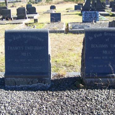MILES Benjamin Thomas 1879- 1961 &amp; Frances Enid 1892-1961