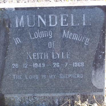 MUNDELL Keith Lyle 1949-1968