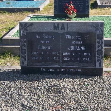 MAI Robert 1889-1979 &amp; Johanne 1896-1976