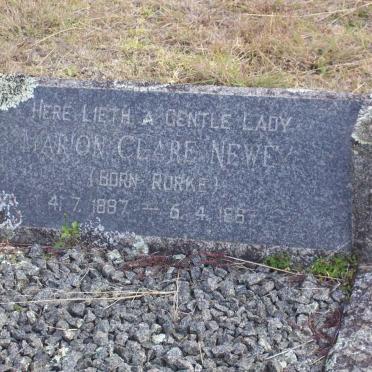NEWEY Marion Clare nee RORKE 1887-1967