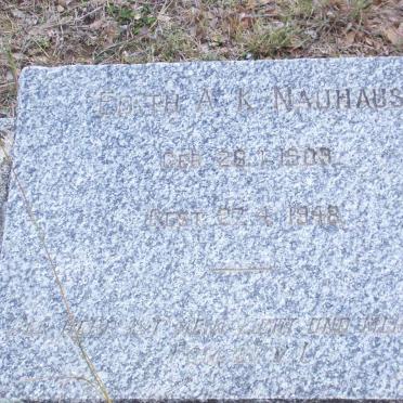 NAUHAUS Edith A.K. 1919-1948