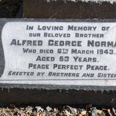 NORMAN Alfred George -1943