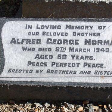 NORMAN Alfred George -1943