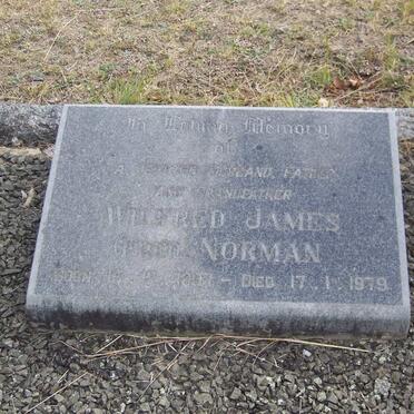 NORMAN Wilfred James 1907-1979