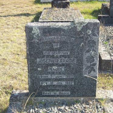 NAUDE Joseph Francis 1907-1952