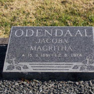 ODENDAAL Jacoba Magritha 1891-1974