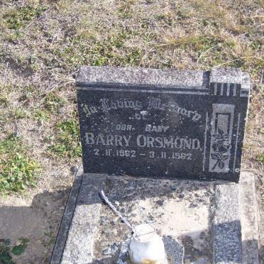ORSMOND Barry 1962-1962
