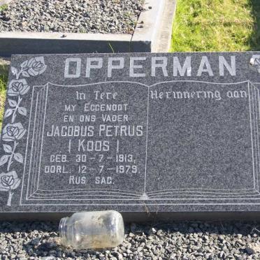 OPPERMAN Jacobus Petrus 1913-1979