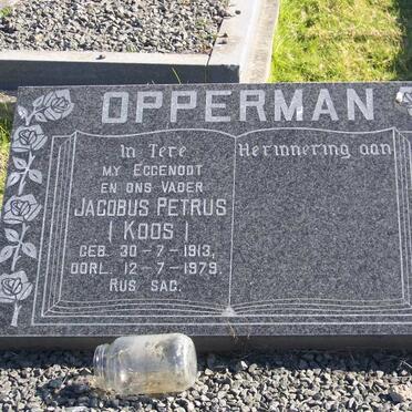 OPPERMAN Jacobus Petrus 1913-1979