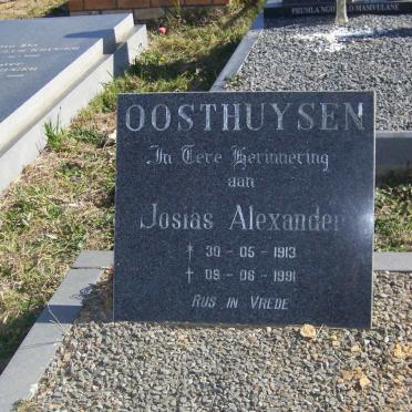 OOSTHUYSEN Josias Alexander 1913-1991