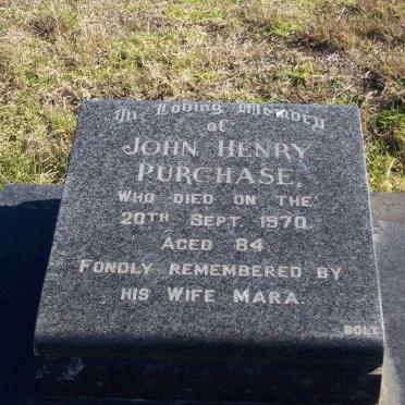 PURCHASE John Henry -1970