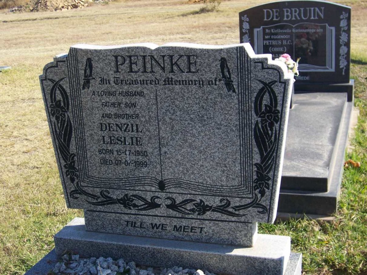 PEINKE Denzil Leslie 1950-1999