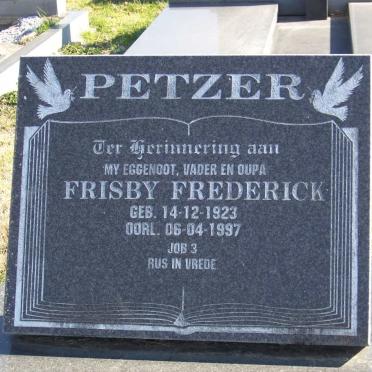 PETZER Frisby Frederick 1923-1997