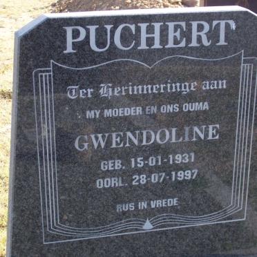 PUCHERT Gwendoline 1931-1997