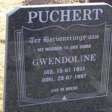 PUCHERT Gwendoline 1931-1997