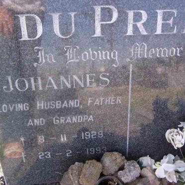 PREEZ Johannes, du 1929-1993
