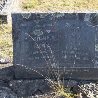 PAGEL Christian F.W. 1877-1951 &amp; Bertha J. MEYER 1885-1967