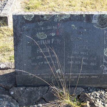 PAGEL Christian F.W. 1877-1951 &amp; Bertha J. MEYER 1885-1967