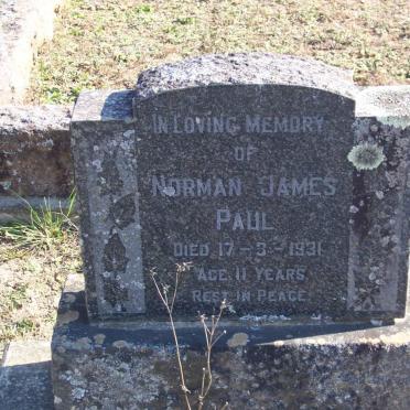 PAUL Norman James -1931