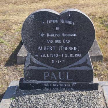 PAUL Albert 1943-1981