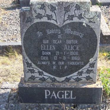 PAGEL Ellen Alice 1906-1963