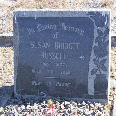 RUSSELL Susan Bridget 1893-1962
