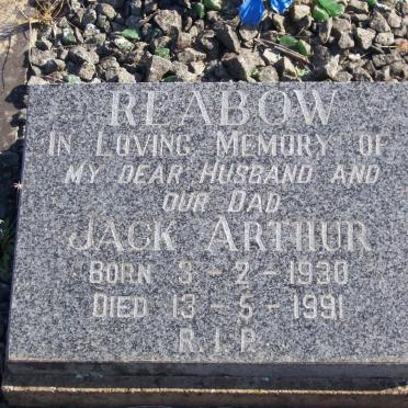 REABOW Jack Arthur 1930-1991