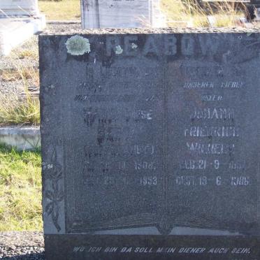 REABOW Johann Friedrich Wilhelm 1887-1986 &amp; Maraliesse ? BRANDT 1908-1953