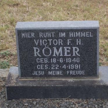 RÖMER Victor F.H. 1946-1991