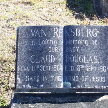 RENSBURG Claud Douglas, van 1964-1964