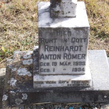 RÖMER Reinhardt Anton 1933-1934