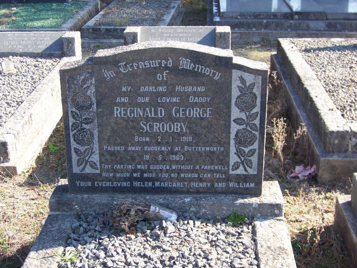 SCROOBY Reginald George 1918-1963