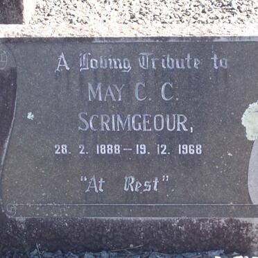 SCRIMGEOUR May C.C. 1888-1968