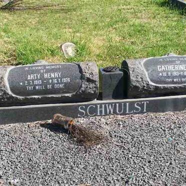 SCHWULST Arty Henry 1913-1976 &amp; Catherine Amy 1913-1998