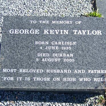 TAYLOR George Kevin 1935-2005