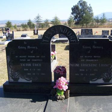TESSENDORF Victor Erich 1912-1985 &amp; Pauline Ernestine Louise 1915-2000